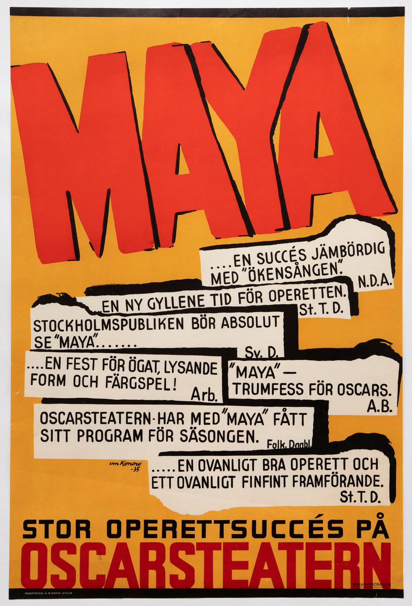 Maya [Plakat for en forestilling]
