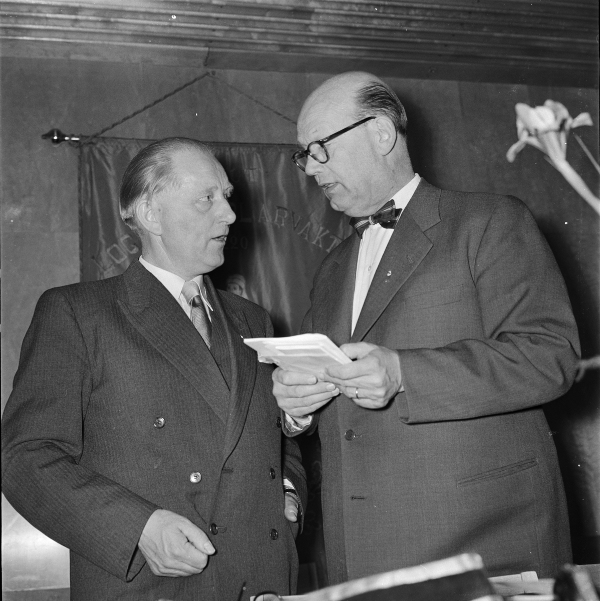 Upplands godtemplare har valt ny ordförande, Uppsala 1957