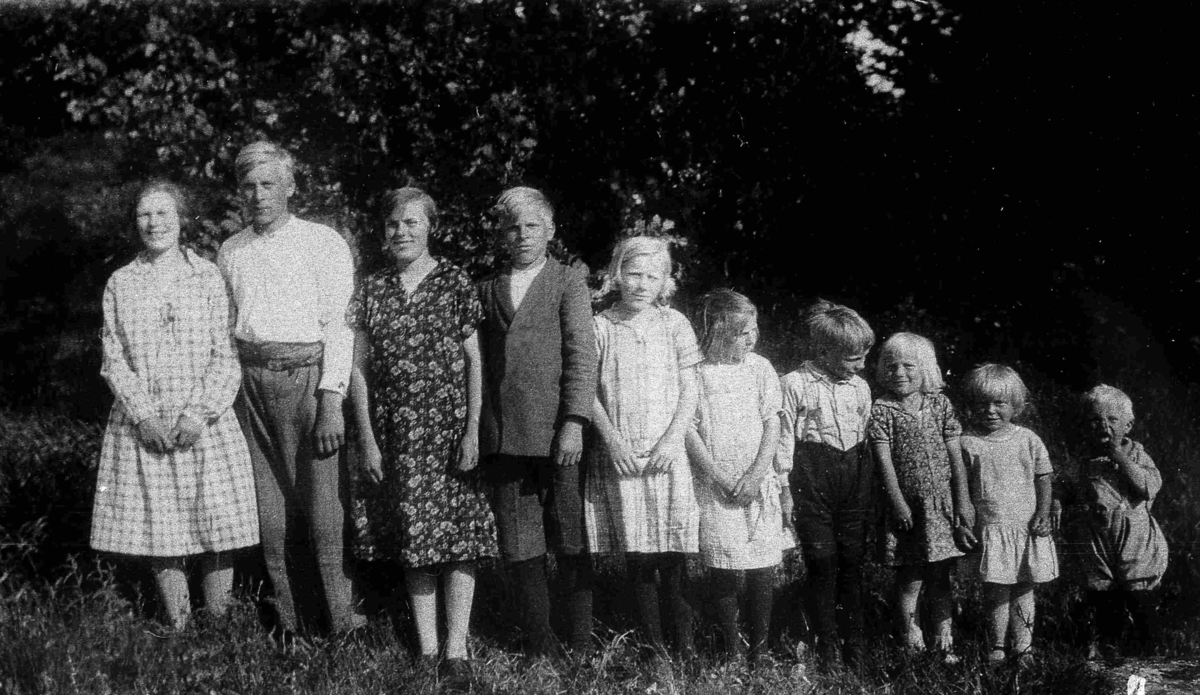Bilder fra Birkenes kommune
Barna til G. og R. Repstad ca 1928