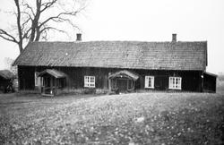 Teien gård, hovedhus med et gammelt asketre bak. Huset bestå