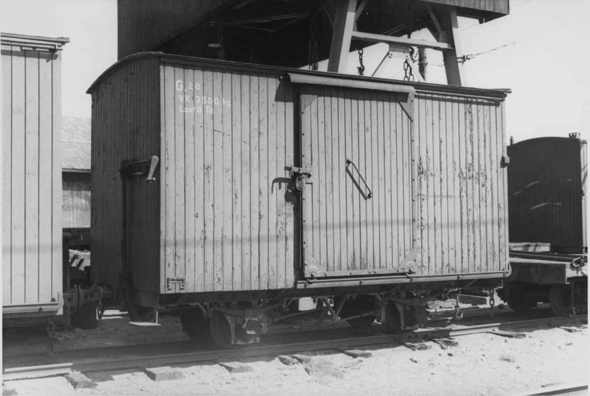 Hensatte godsvogner fra nedlagte Aurskog-Hølandbanen på Sørumsand stasjon