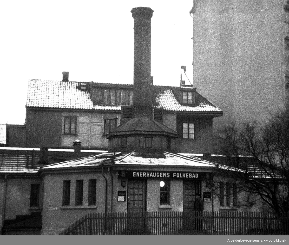 Enerhaugens Folkebad,.desember 1946.