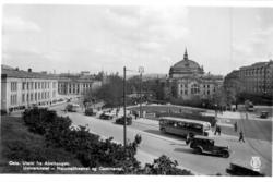 Oslo. Utsikt fra Abelhaugen.     Universitetet -- Nationalth