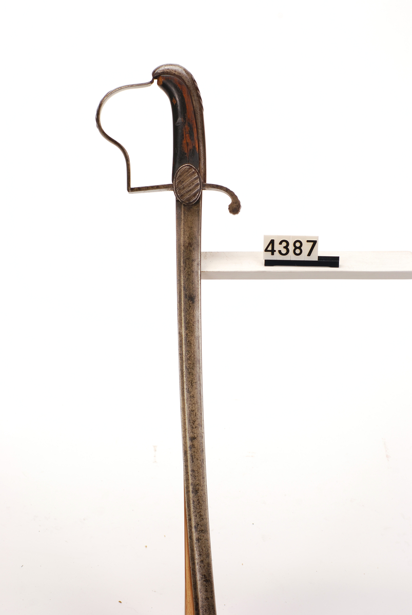 Artillerioffiserssabel , ca 1790