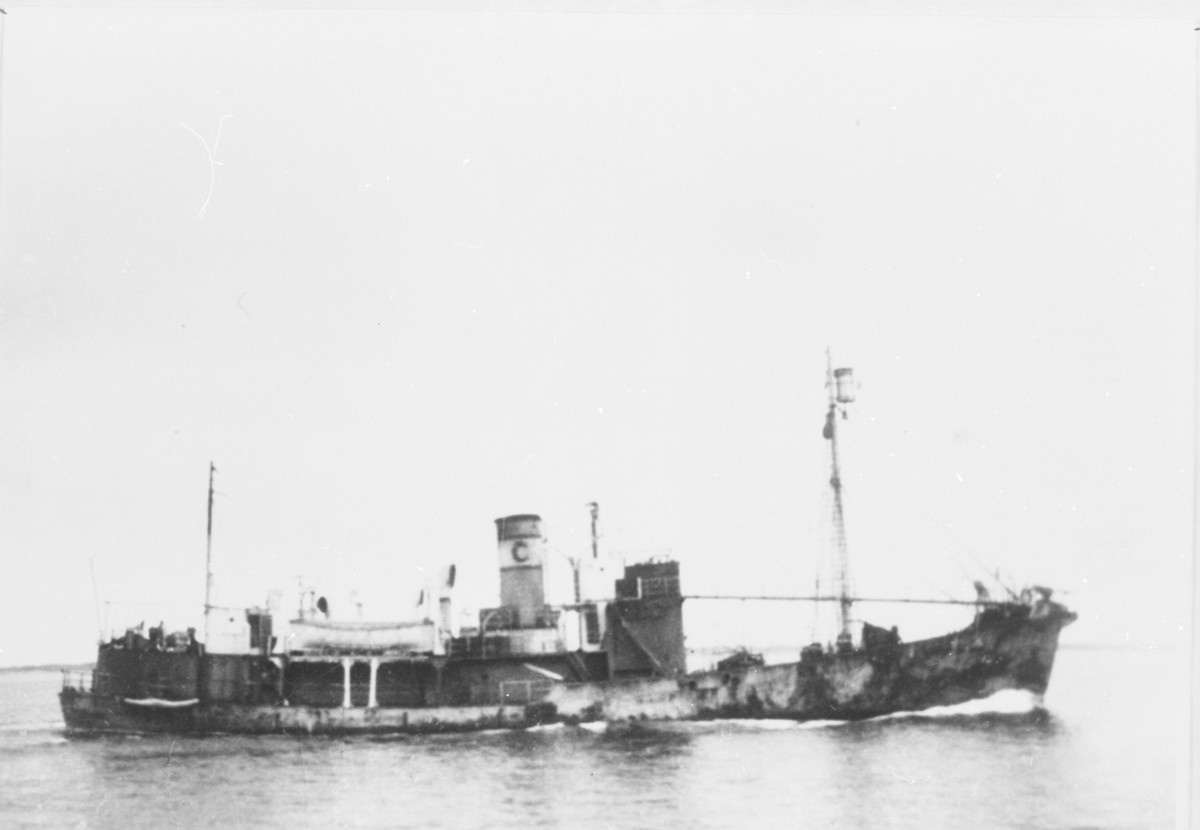 Hvalbåten "Finnhval III" ved Hestnes