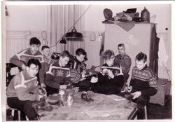 skomakerverksted,  undervisningstime