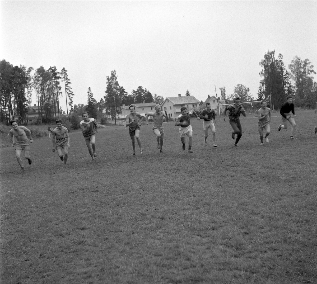 HAMAR KATEDRALSKOLE, GYMTIME PÅ GREVELØKKA, SEPTEMBER 1958