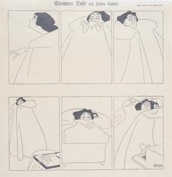 Eleonora Duse als Hedda Gabler [Litografi]