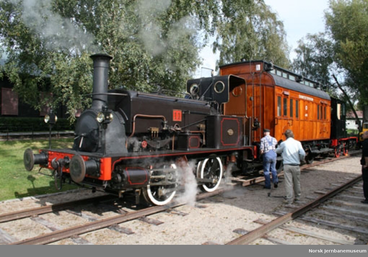 Damplokomotiv NSB type 7a nr. 11 - skiftelokomotiv
