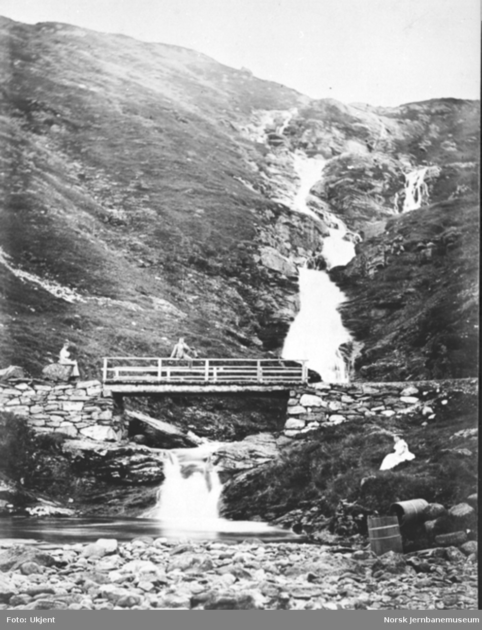 Bergensbanens anlegg; trolig Breidøla med anleggsvegen