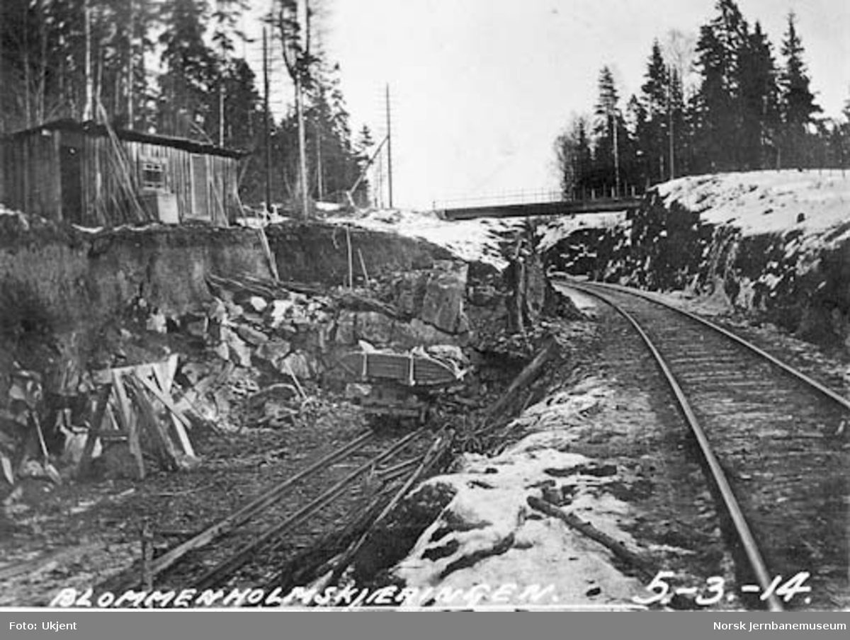 Drammenbanens omlegging : Blommeholmskjæringen