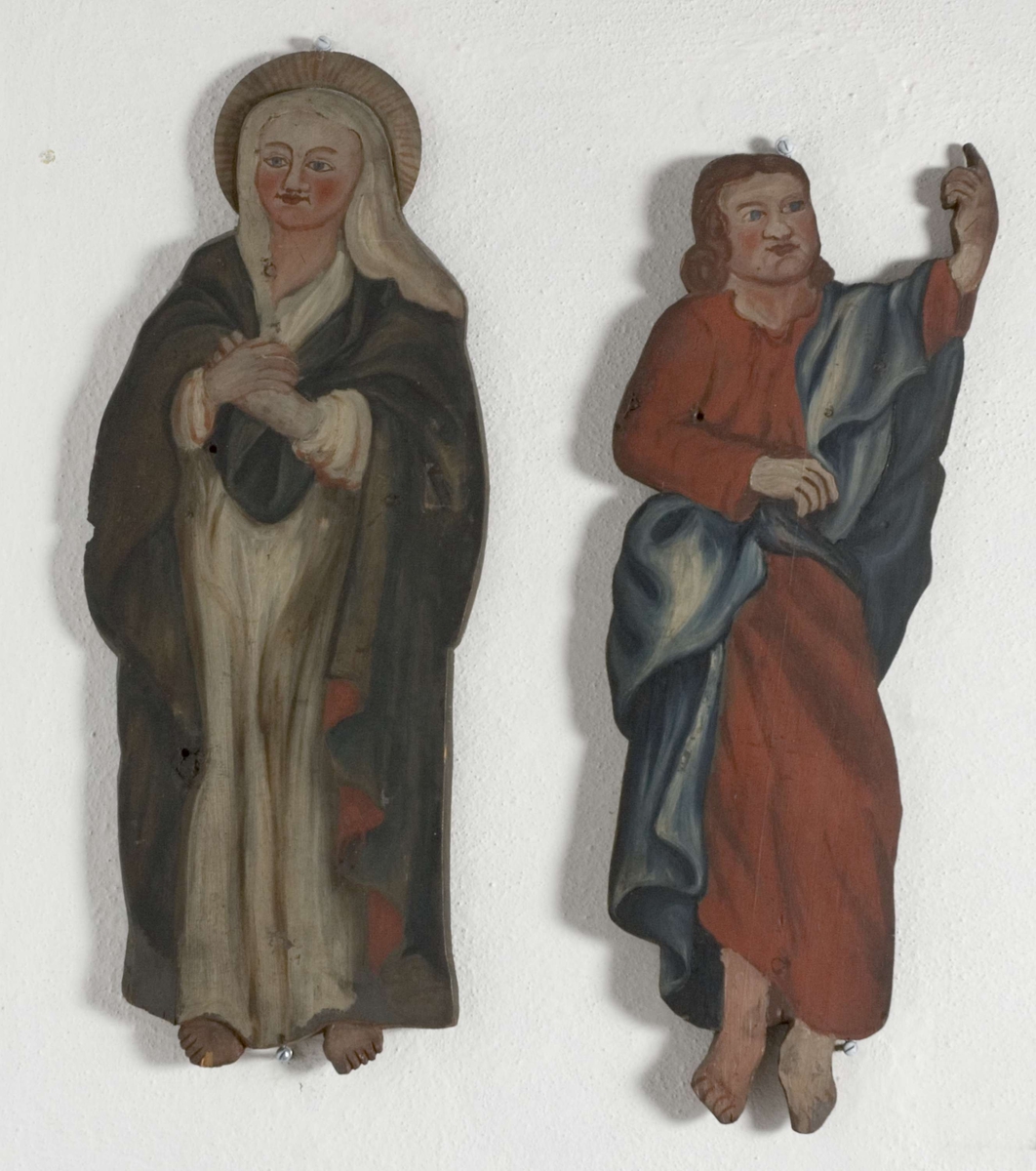 Flatskåren. Har trolig tilhørt en altertavle. 