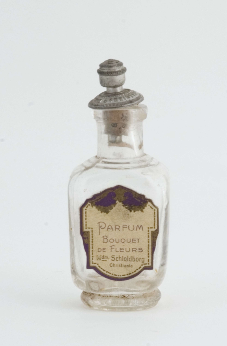 Parfymeflaske med kork