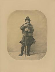 70. Fin fra Salten i Nordland, Vinterdragt.