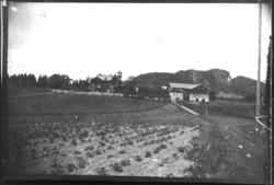 Skaugum, Asker, Akershus. Husene sett fra nedsiden. 1891-190