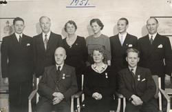 Gruppeportrett. Den norske husflidsforeningens 60-års jubile