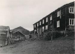 Gårdstun, Sætra, Lønset, Oppdal, Sør-Trøndelag. Fotografert 