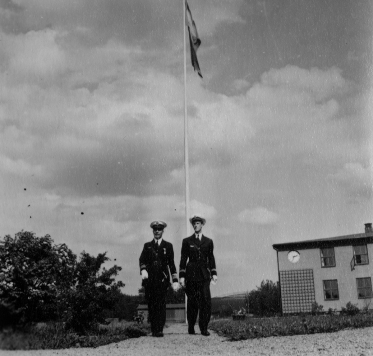 Herman Sundins avgång från posten som chef för F 2 Roslagens flygflottilj, 1944.