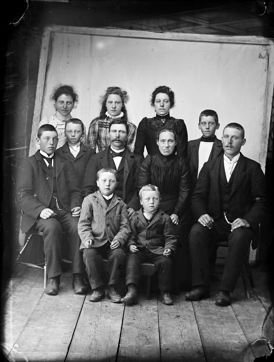 Familjen Ole Kareliusen i Skålmo.