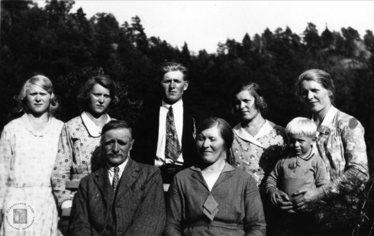 Familiegruppe Gangså, Øyslebø.