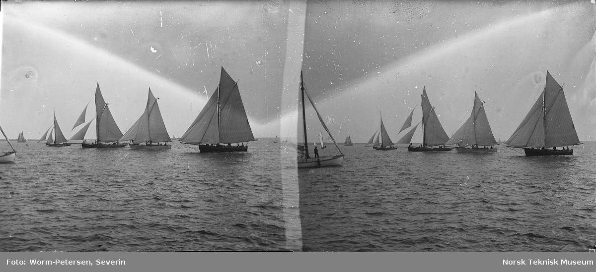 Seilbåter på Langesunds regatta