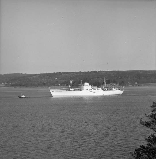 Leverans av M/S Brita Thordén, fartyg nr. 156.