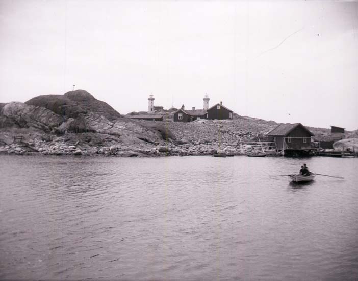 Ursholmens fyrplats på Tjärnö omkring 1900