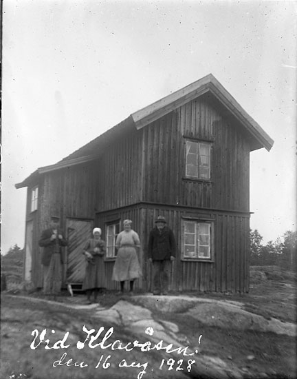 Enligt text på fotot: "Vid Klavåsen den 16 aug. 1928".