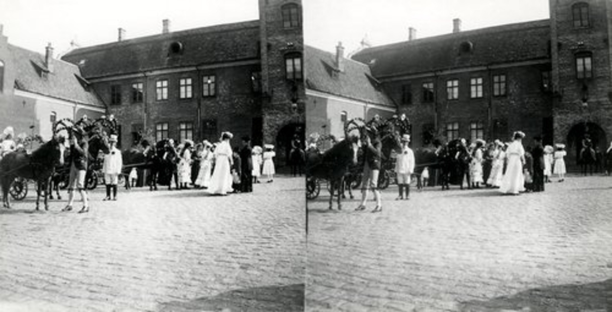 Stereoskopiskt fotografi, Halmstad slott.