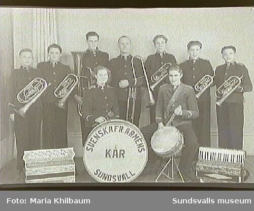 Svenska Frälsningsarmens orkester.