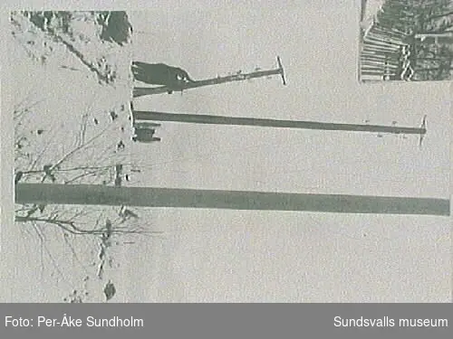 Linjearbete på Sandmon, 1920-talet