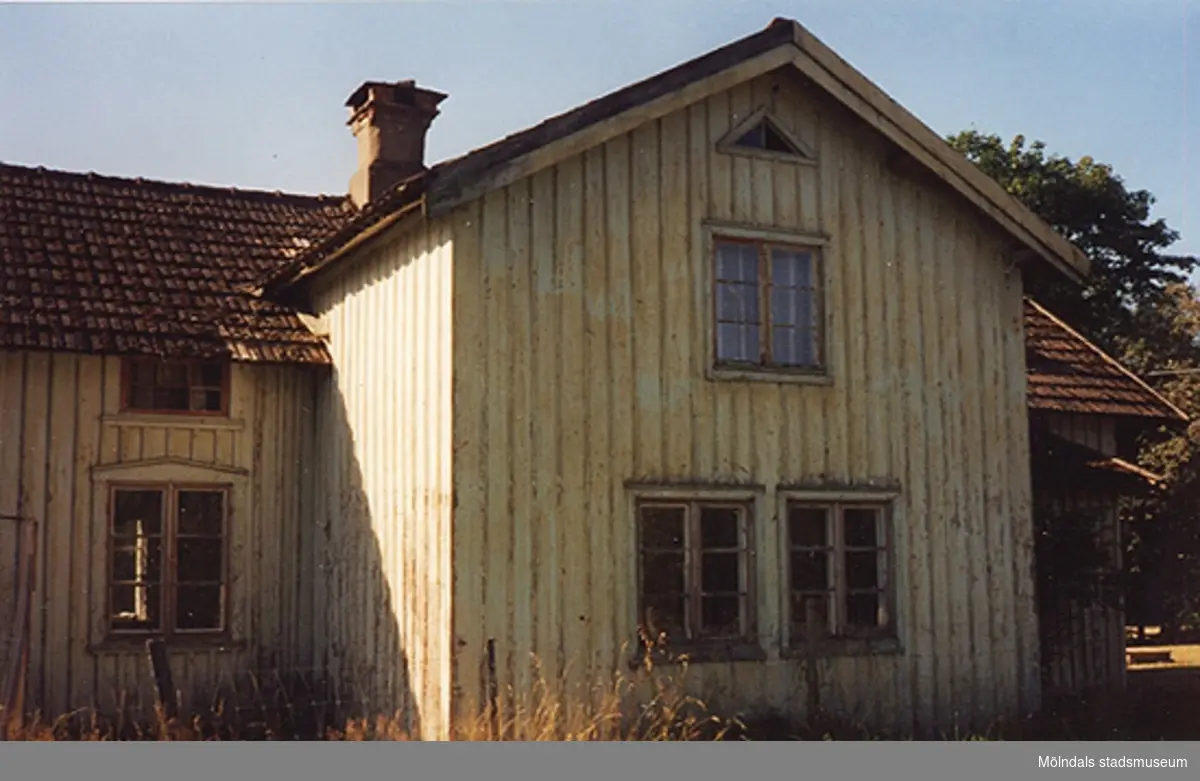 Mangårdsbyggnad, Ålgårdsbacka 1:7 i Lindome. 1995-08-17.