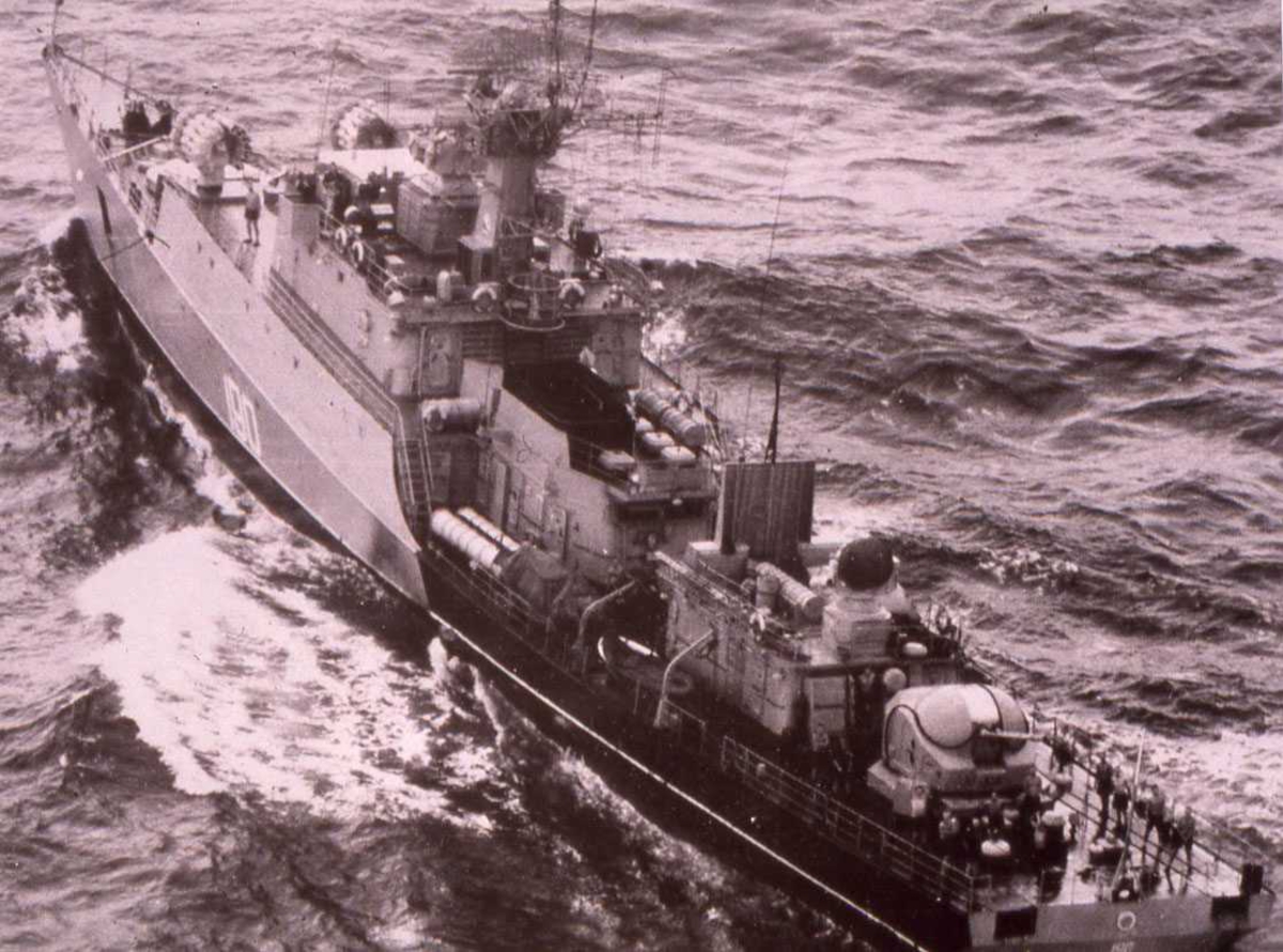 Russisk fartøy av Grisha I - klassen med nr. 190.