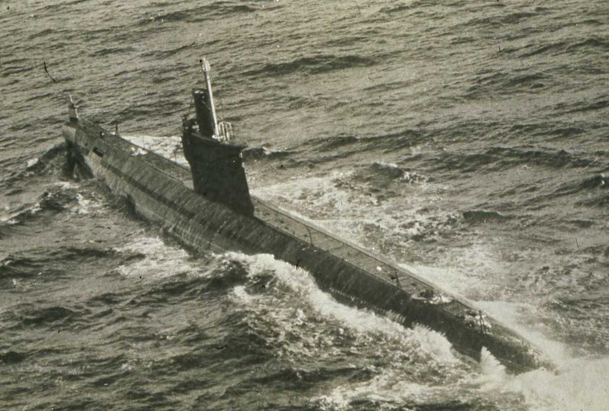 Russisk ubåt av Romeo - klassen.