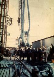 Statfjord_A boligmodulen klargjøres for oppheising