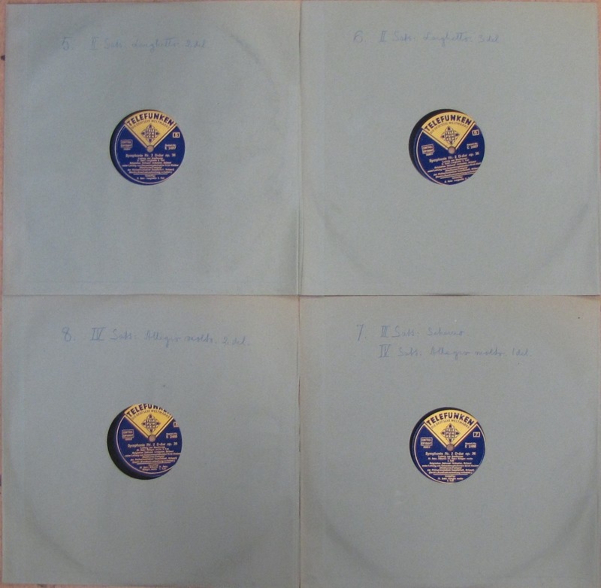 Vinylskivor av märket Telefunken