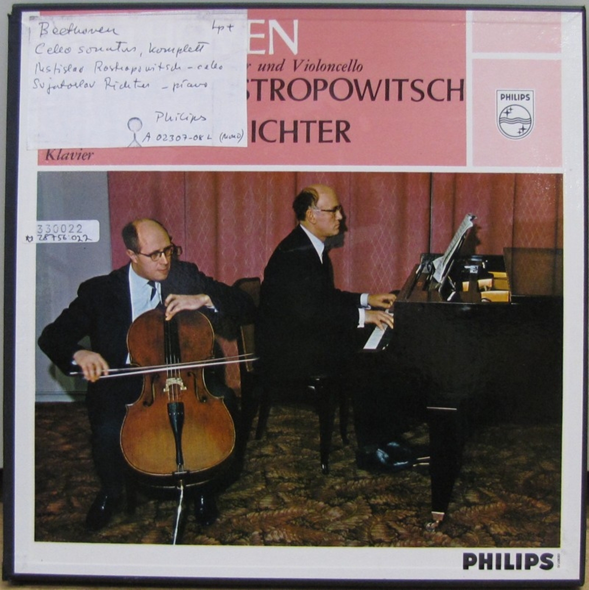 2 st LP-skivor av märket Philips
