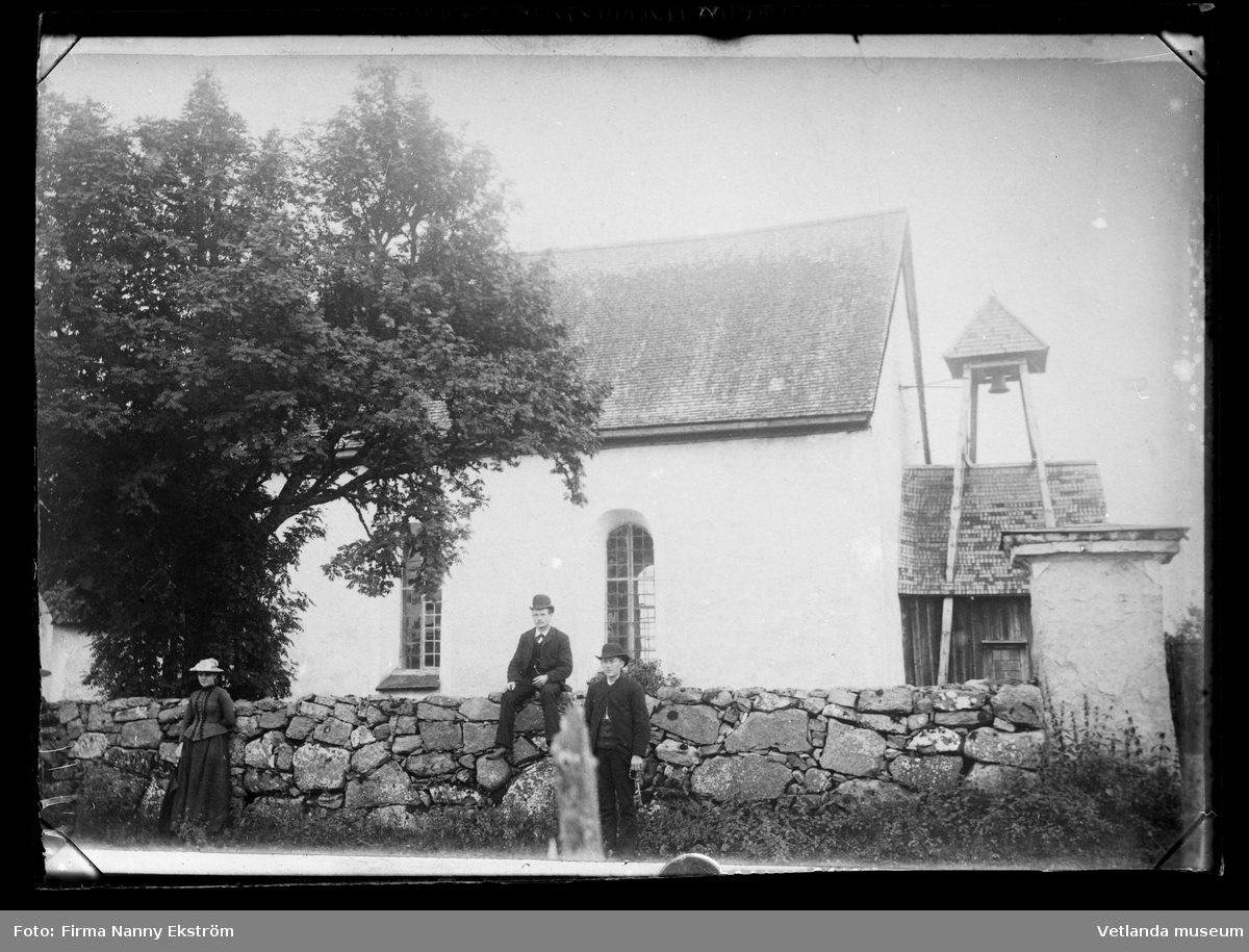 Lannaskede kyrka, runt sekelskiftet 1900