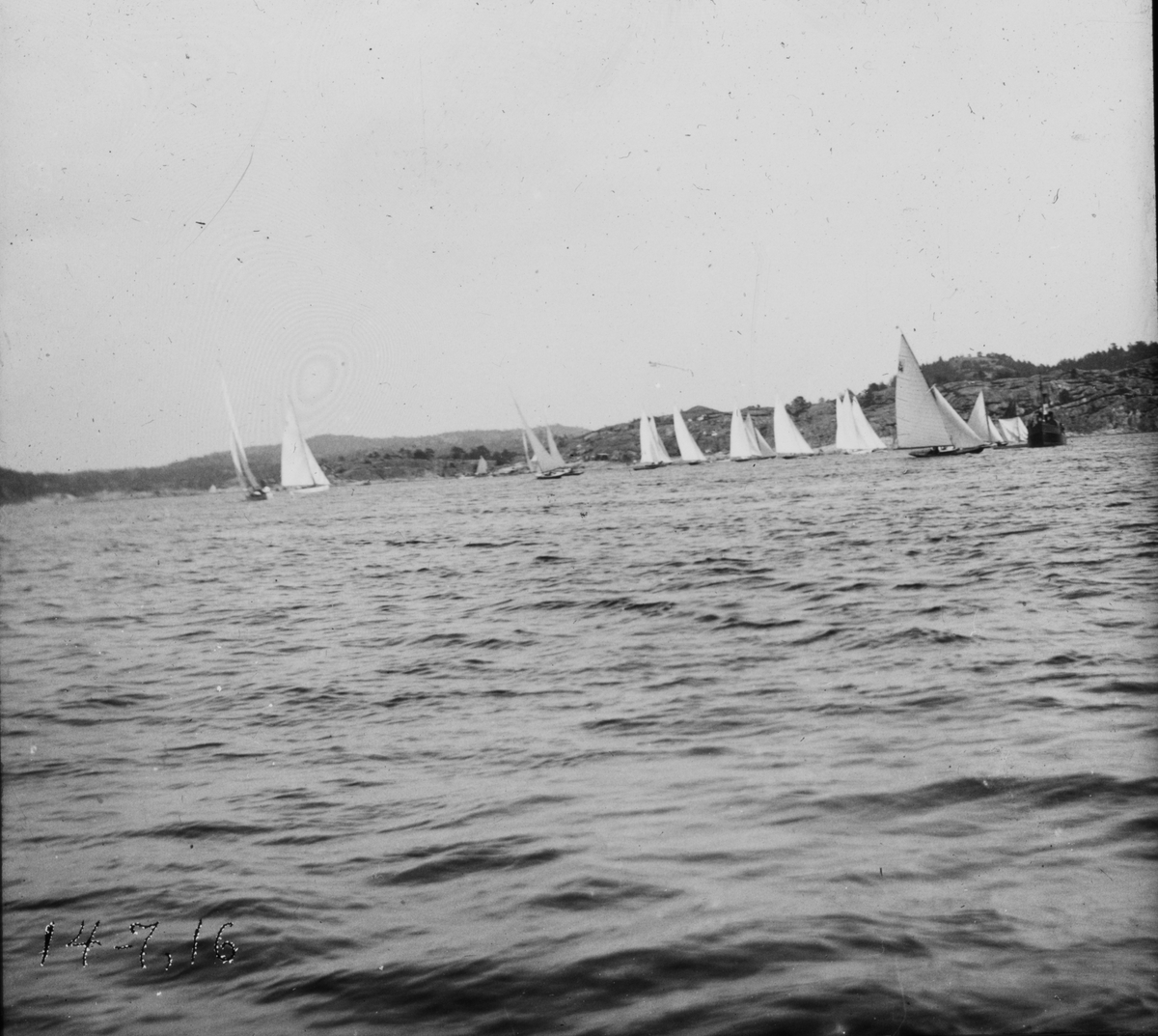 Landsregatta i Kragerø 1916