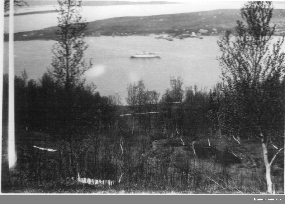 Båtbilde, Tromsø. "Stella Polaris" Juni 1937.