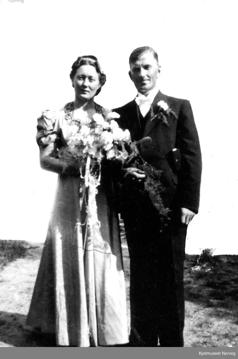 Brudeparet Ingeborg Einvik Kværnø og Henrik Kværnø