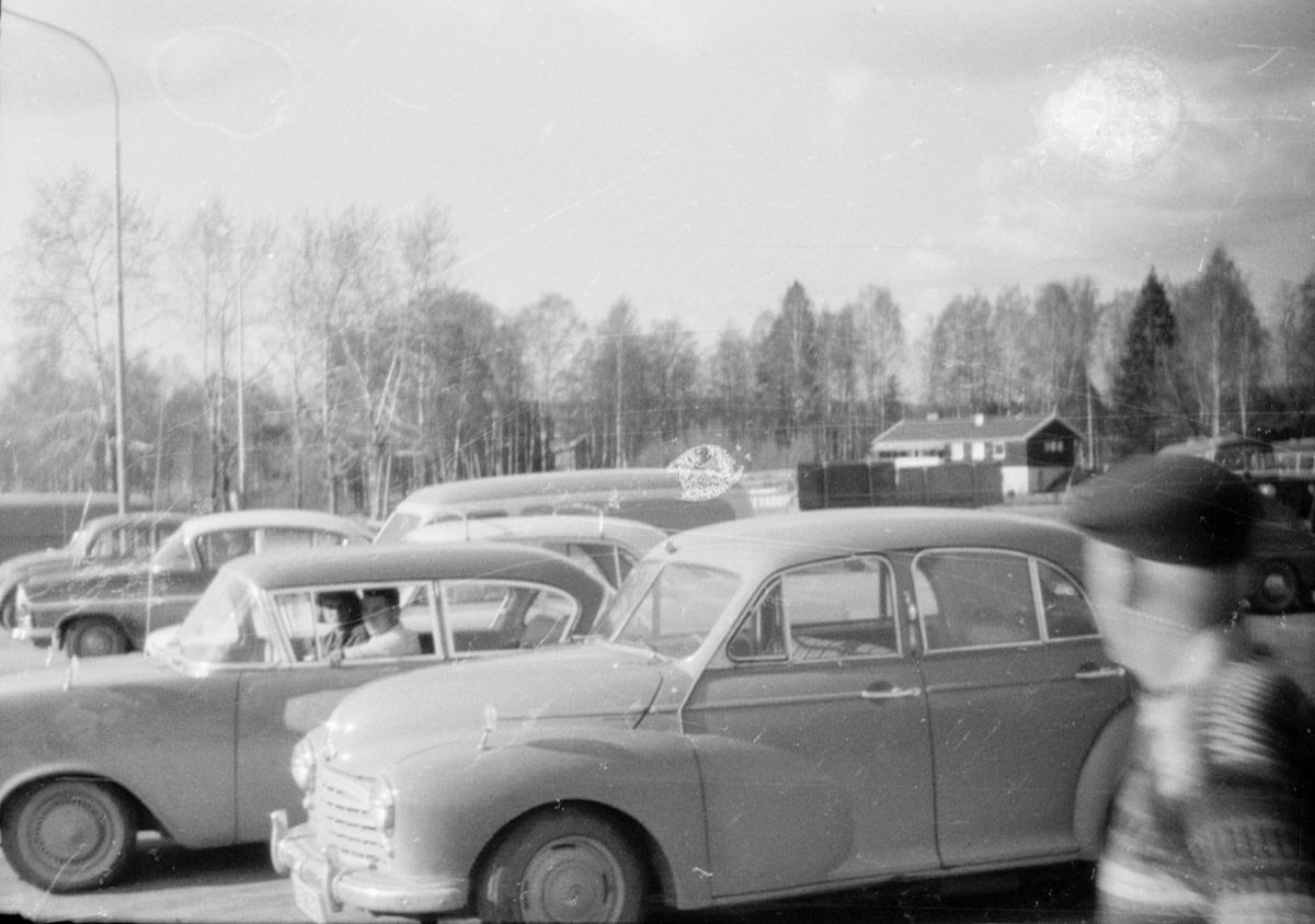 17. mai. Elverum. 
 1964. Parkerte biler. 