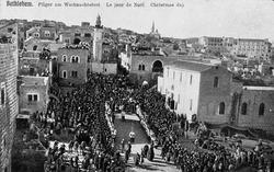 Pilegrimer i Betlehem, første juledag.