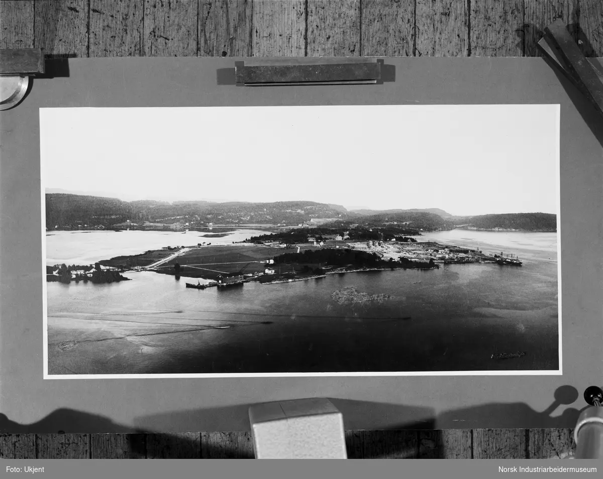 Oversikt av Herøya, 1928.