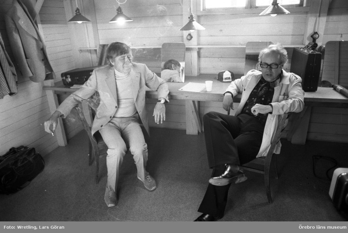 Folkrörelsedag, 24 maj 1976.
Pekka Langer och Carl-Uno Sjöblom.
