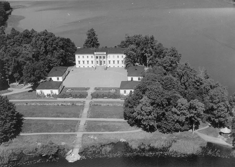 Stjärnsunds slott, Askersund.
Bilden tagen för vykort.