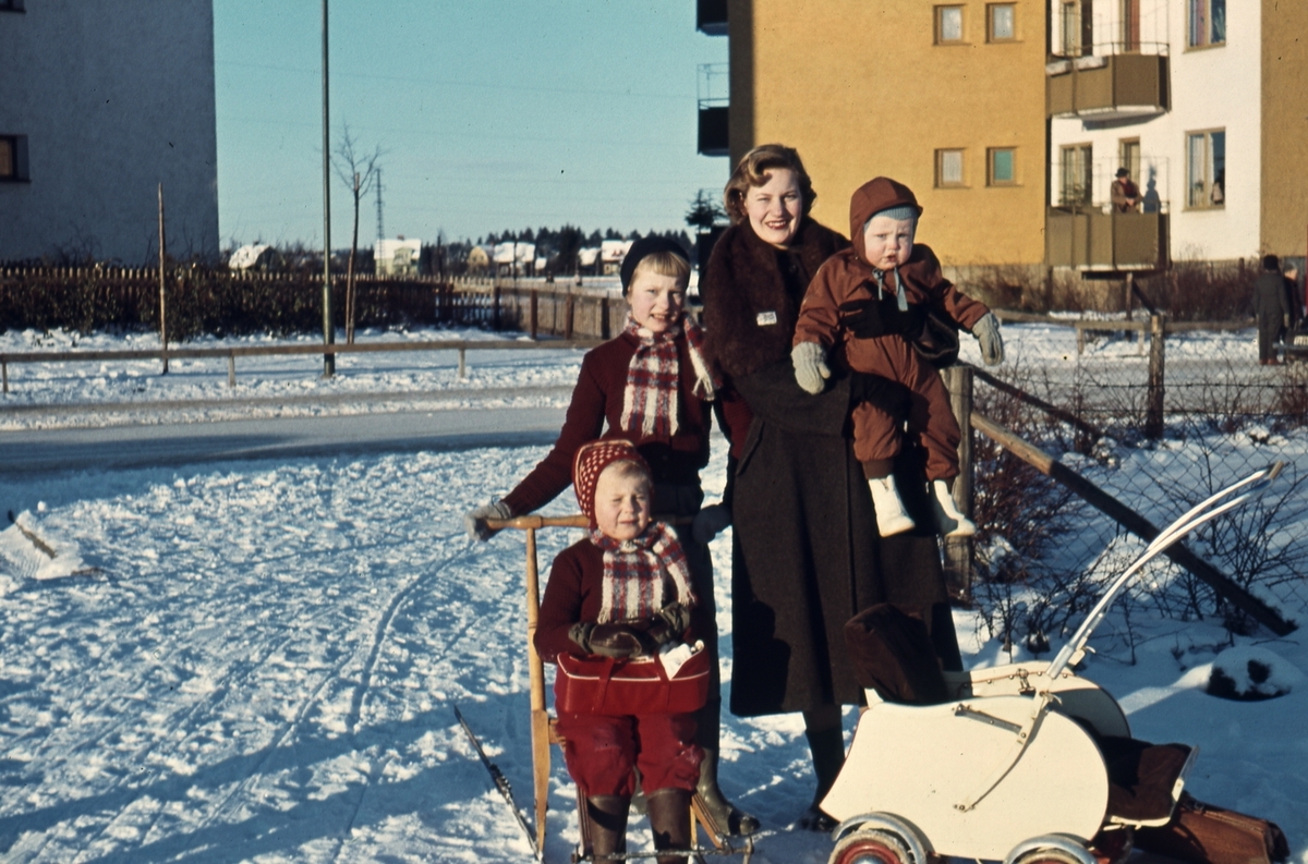 Familjen Borg, 25 december 1954.