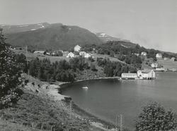 Prospektfotografi av Eidsneset ved Solevågseidet. Ved sjøen 