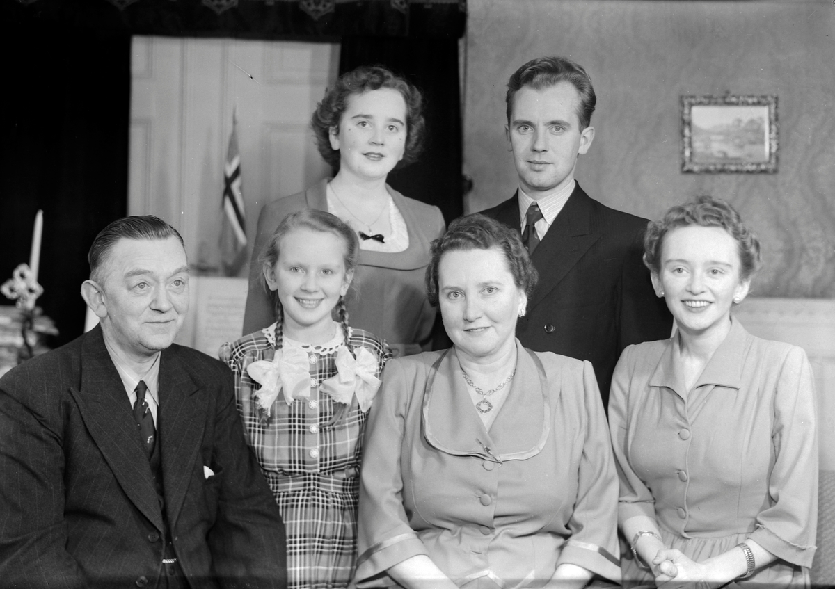 Axel Jørgensen med familie