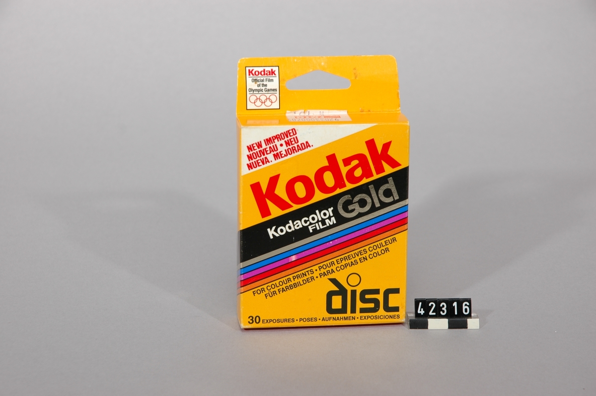 Kodak disc 4000 samt en disc förpackning, oöppnad original.